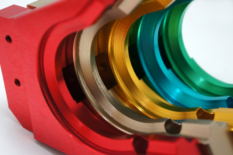 Precision machined aluminum